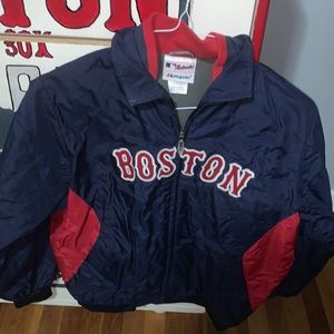 Youth Large Boston Red Sox Majestic Windbreaker